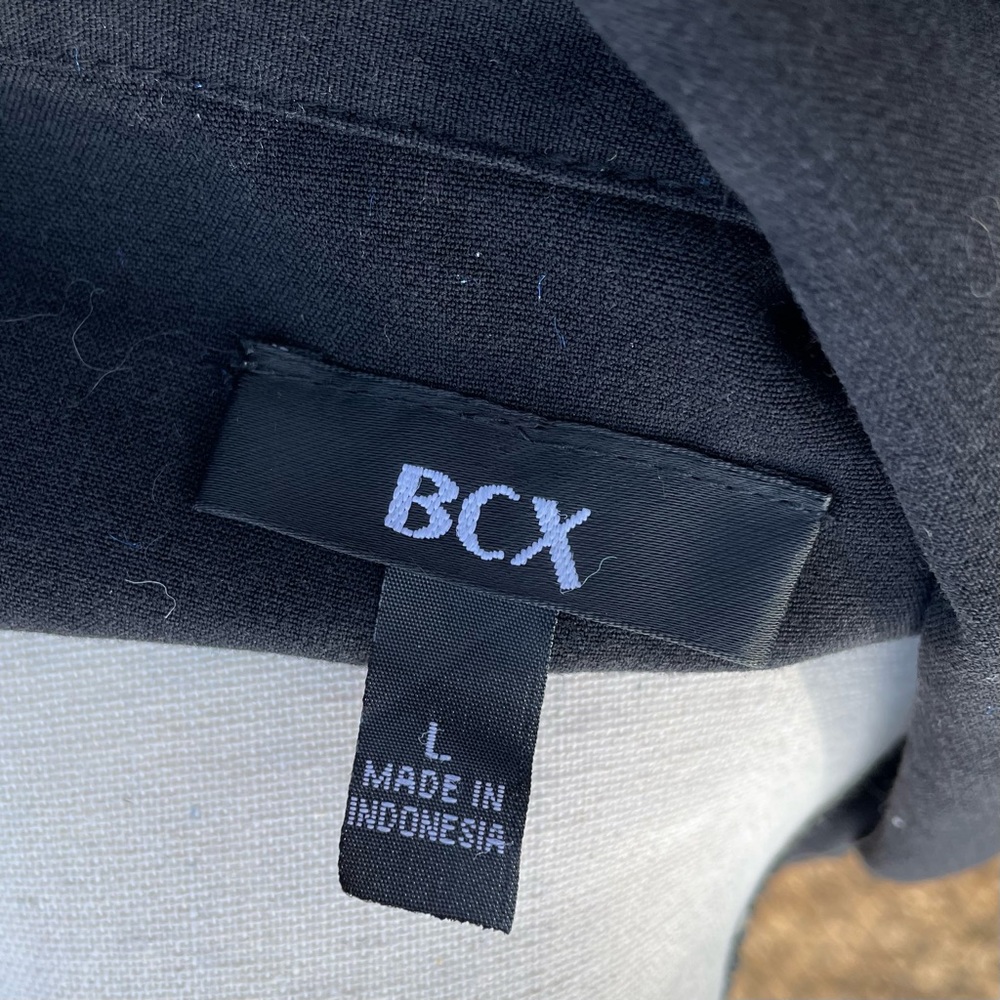 Bcxblack 2 Button Lined Structured Blazer Sz. L - image 5